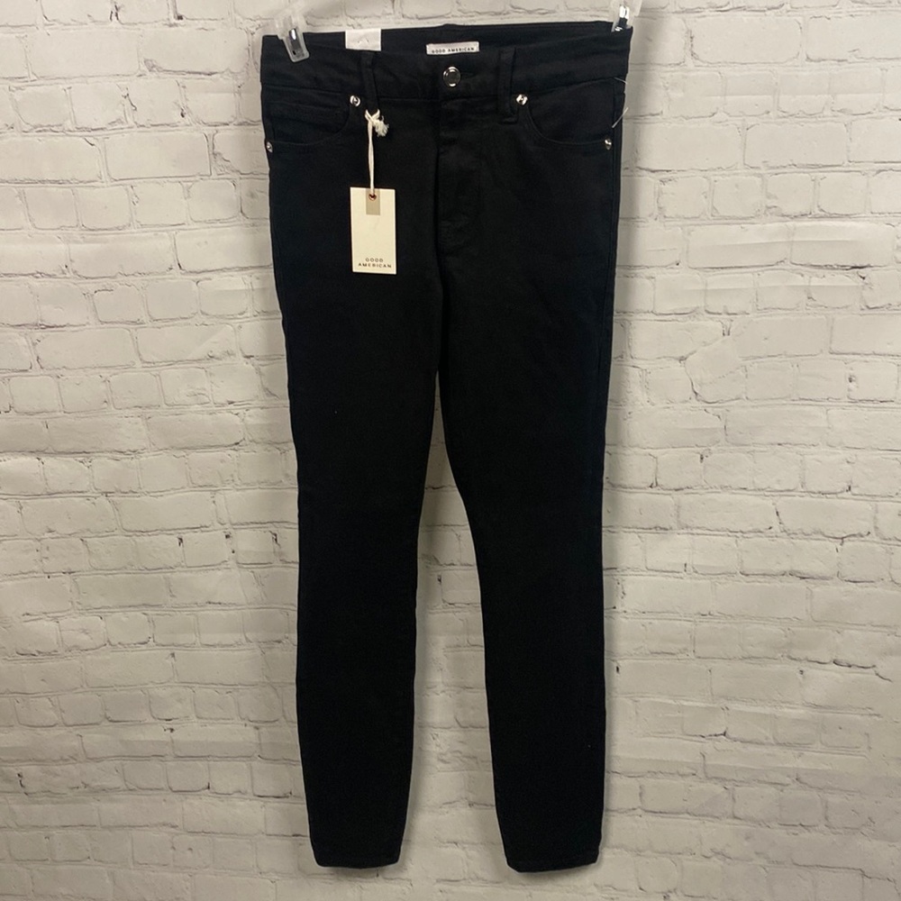 Good American Good Legs Black Jeans